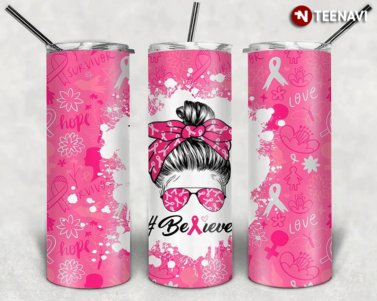 Beware Pink Ribbon Breast Cancer Warrior