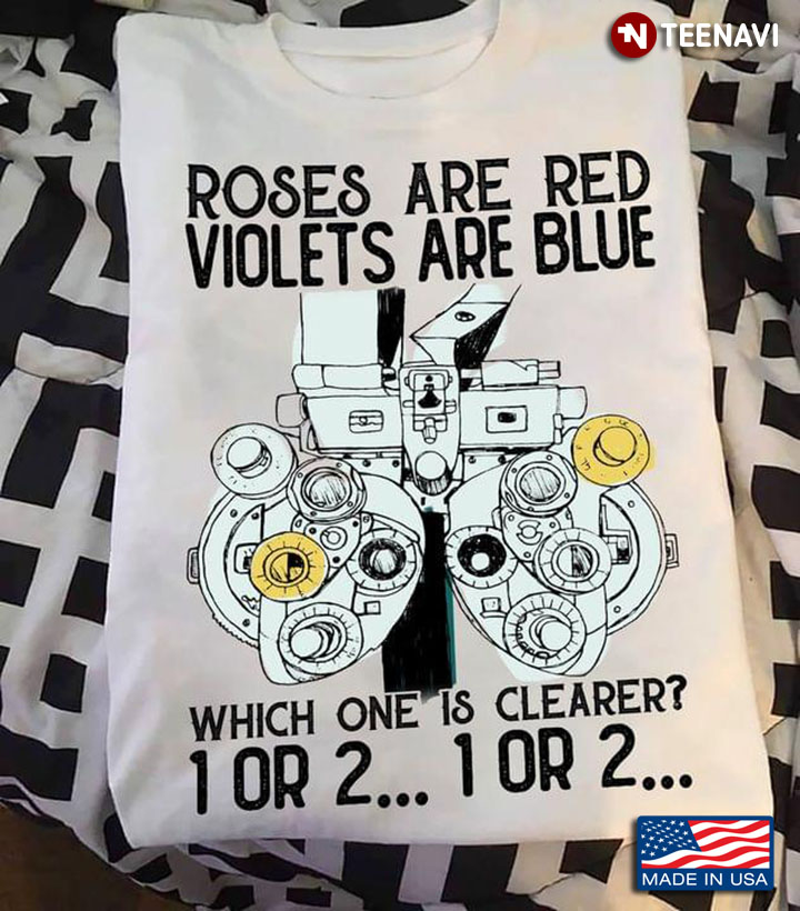 Roses Are Red Violets Are Blue Which One Is Clearer?