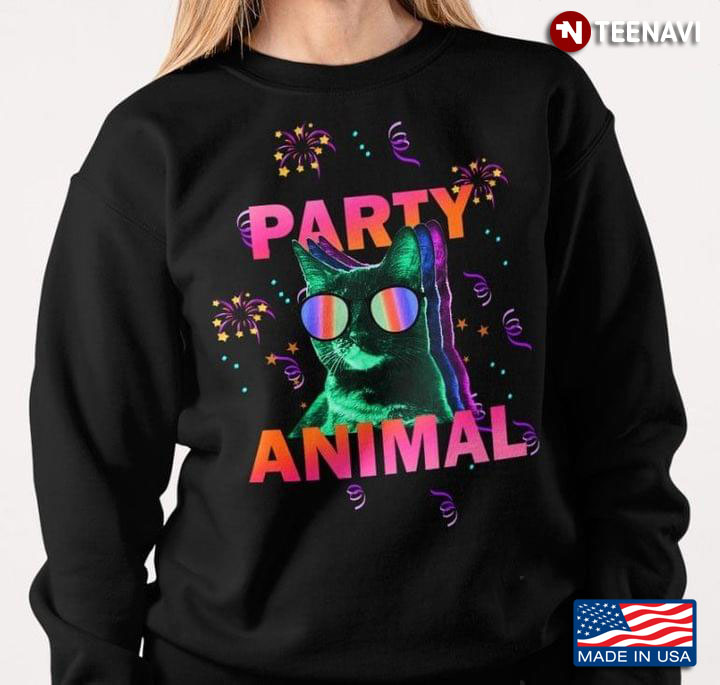 Dancing Cat Party Animal For Cat Lover