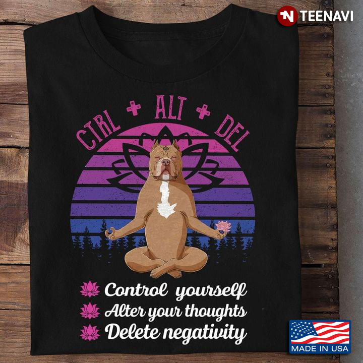 Cute Dog Control Yourself Alter Your Thoughts Delete Negativity