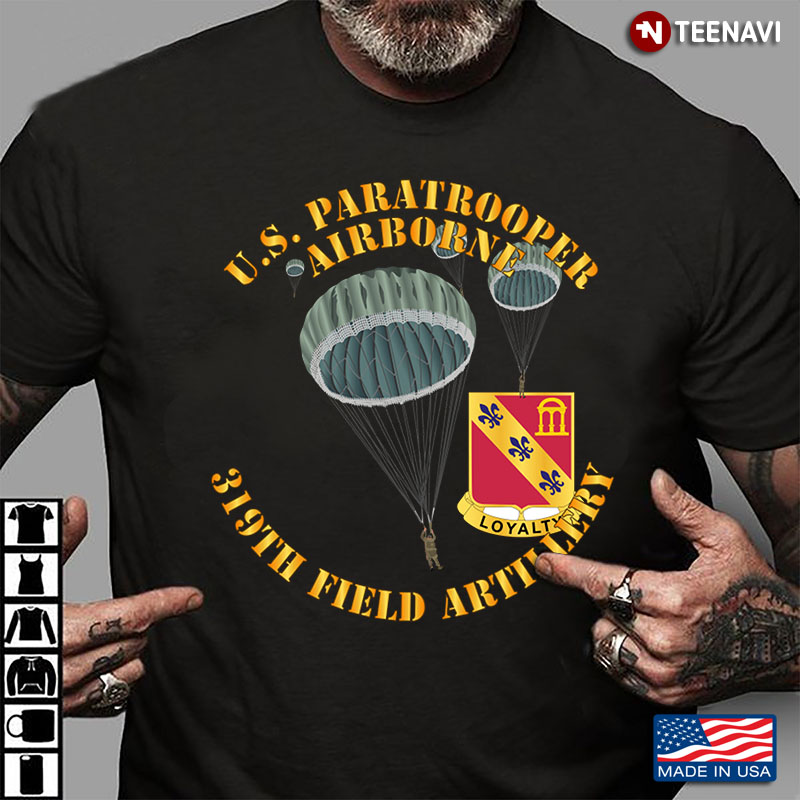 319th Field Artillery United States Paratrooper