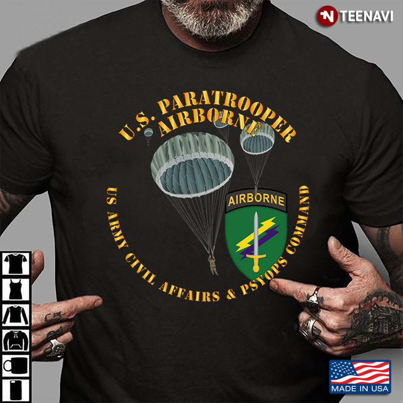 Civil Affairs And Psyops Command United States Paratrooper