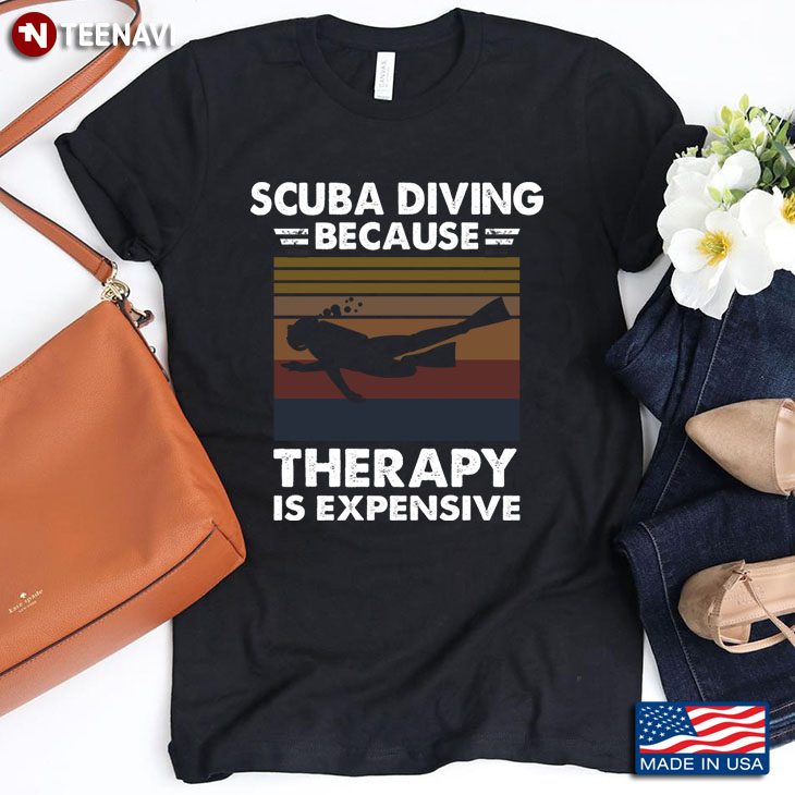 Vintage Scuba Diving Because Therapy Is Expensive
