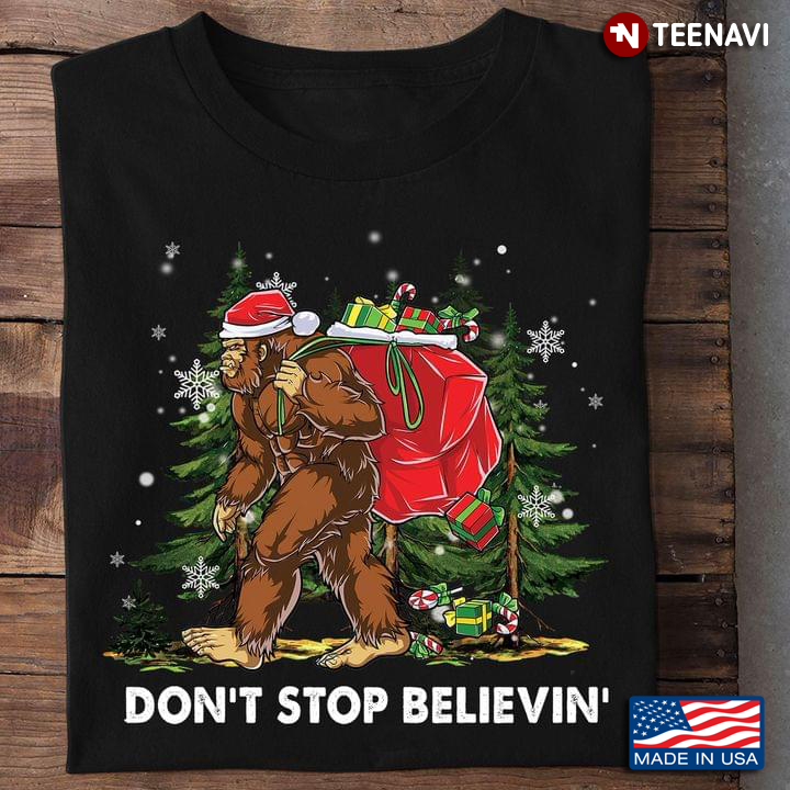 Santa Bigfoot Don’t Stop Believin’