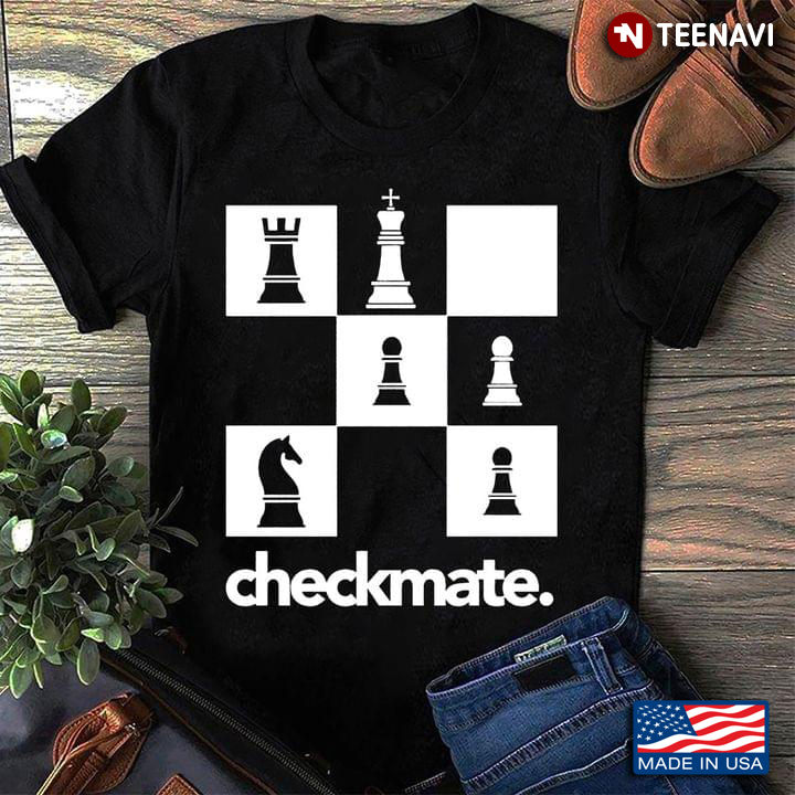Black And White Checkmate For Chess Lover