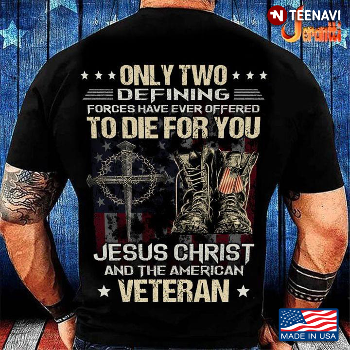 American Flag Jesus Christ And The American Veteran