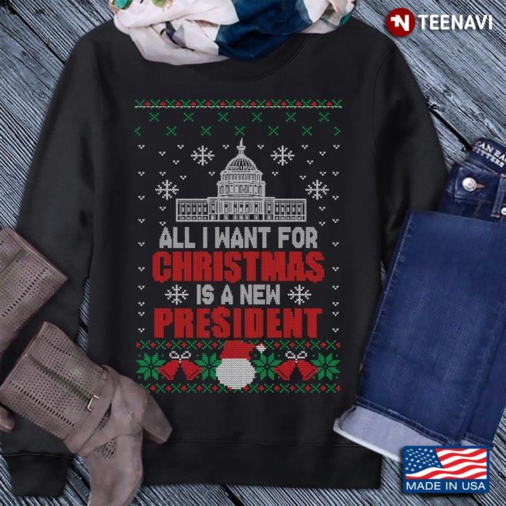 White House All I Want For Christmas Is A New President