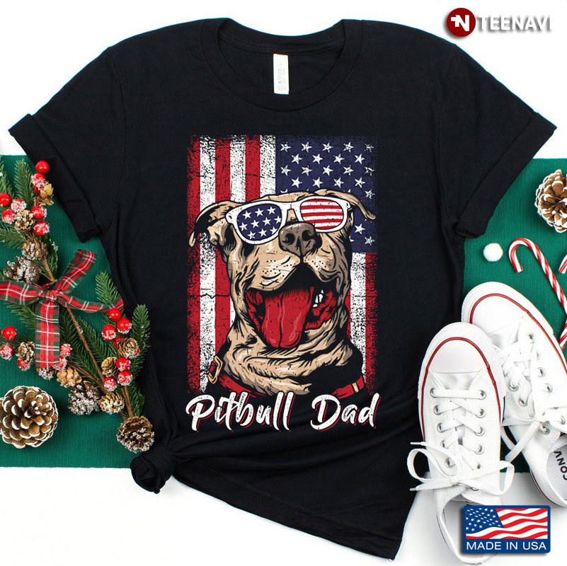 American Pitbull Dad For Dog Lover