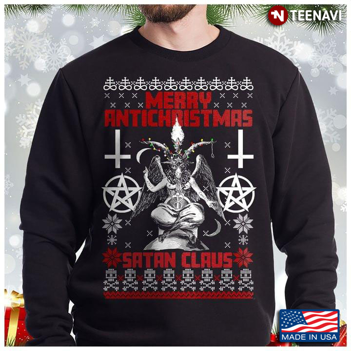Merry Antichristmas Satan Claus Devil