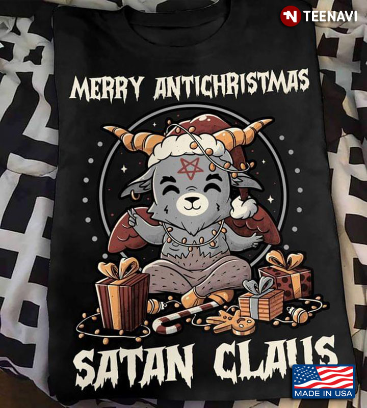 Funny Merry Christmas Satan Claus Gift For Holiday