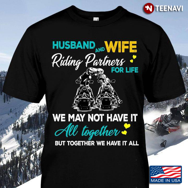 Husband And Wife Riding Partners For Life