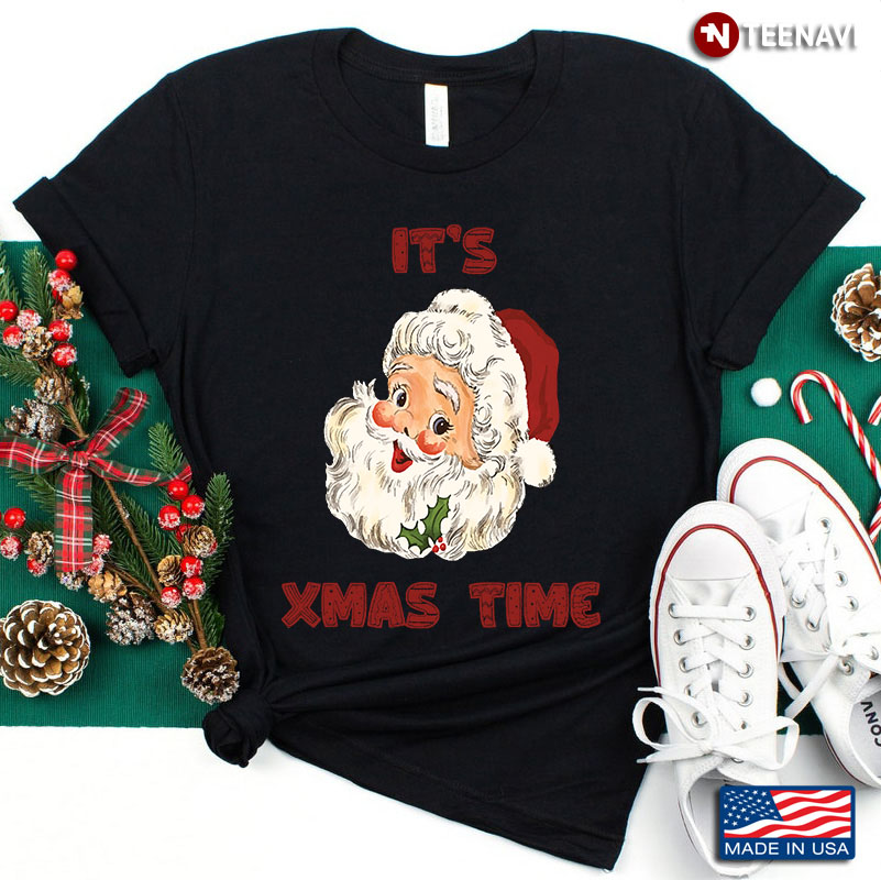 Hey It’s Xmas Time Cute Santa Claus Funny Gift