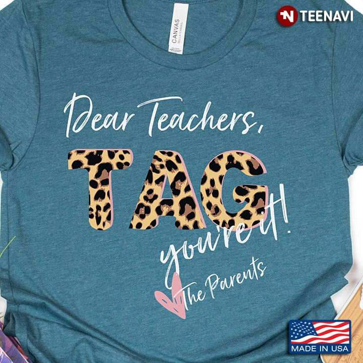 Dear Parents Leopard Tag School Nurse Funny Gift For Christmas