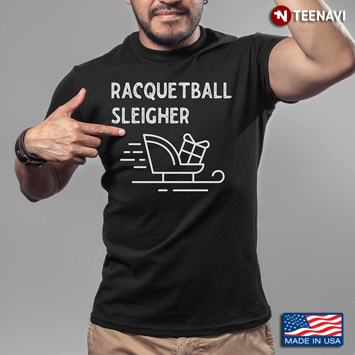 Racquetball Sleigher Funny Gift For Christmas