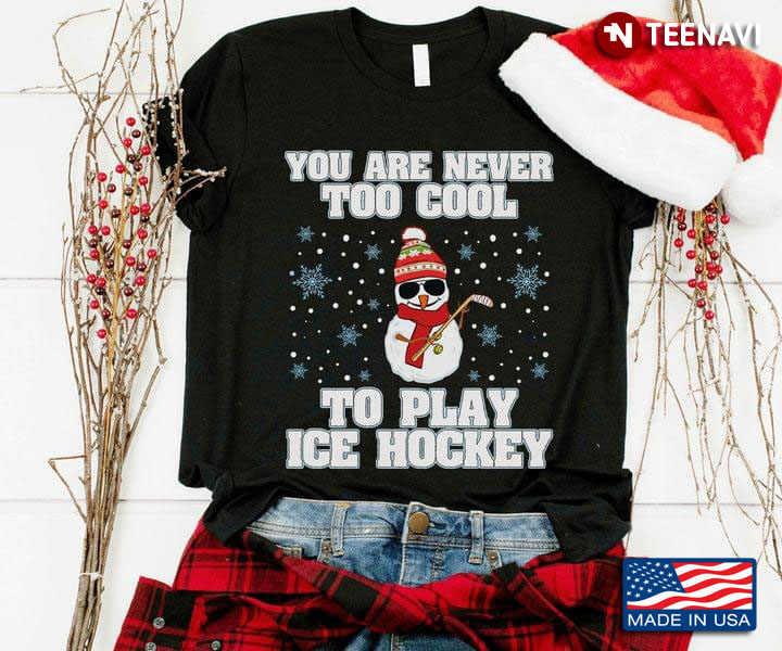 You Are Never Too Cool To Play Ice Hockey for Christmas