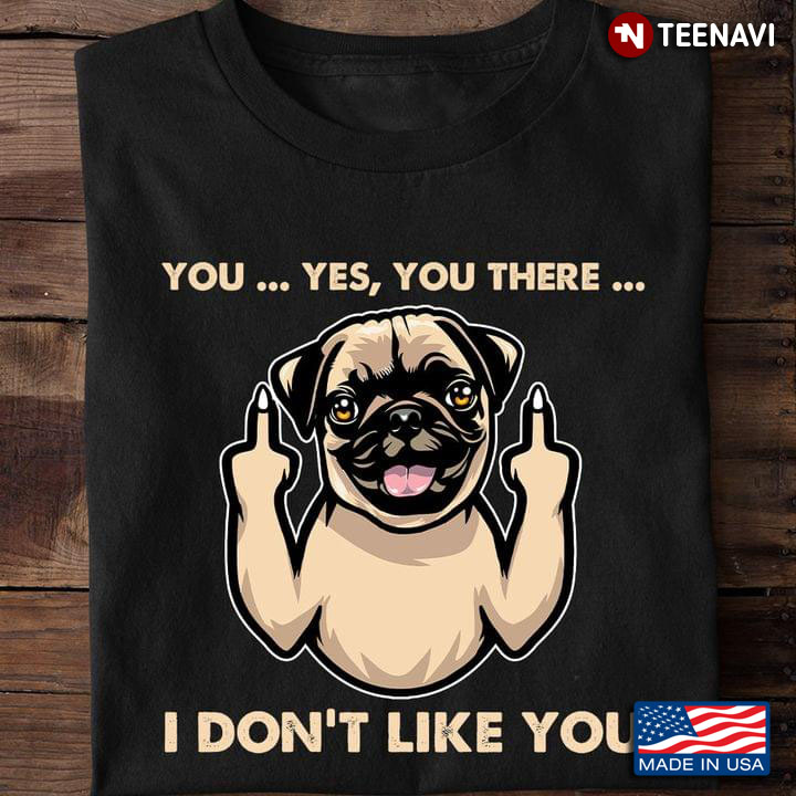 Funny Pug You Yes You There I Don't Like You for Dog Lover