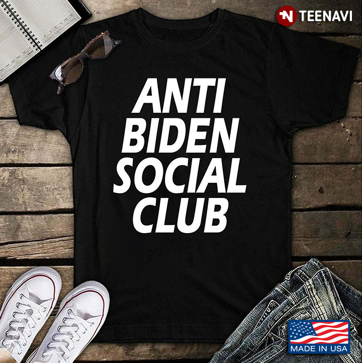 Anti Biden Social Club Funny Design
