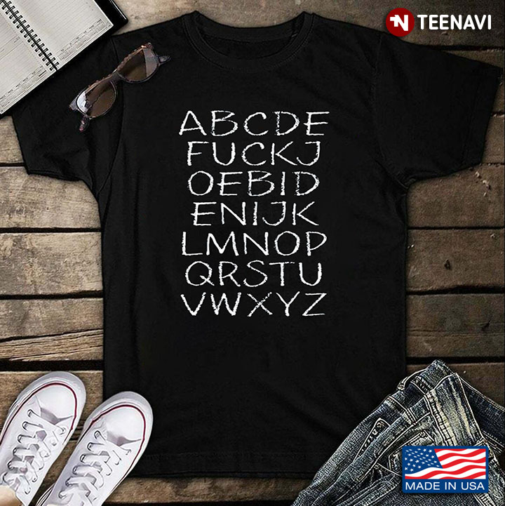 Alphabet FUCKJ Anti Biden Funny Design