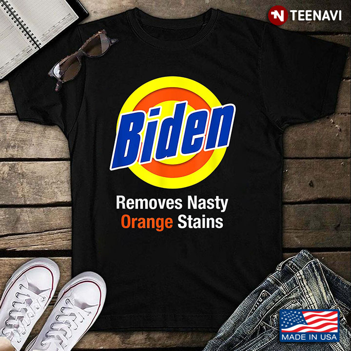 Biden Removes Nasty Orange Stains