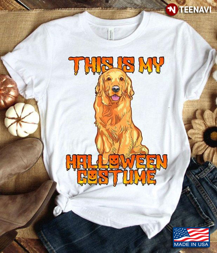 Golden Retriever This Is My Halloween Costume for Dog Lover