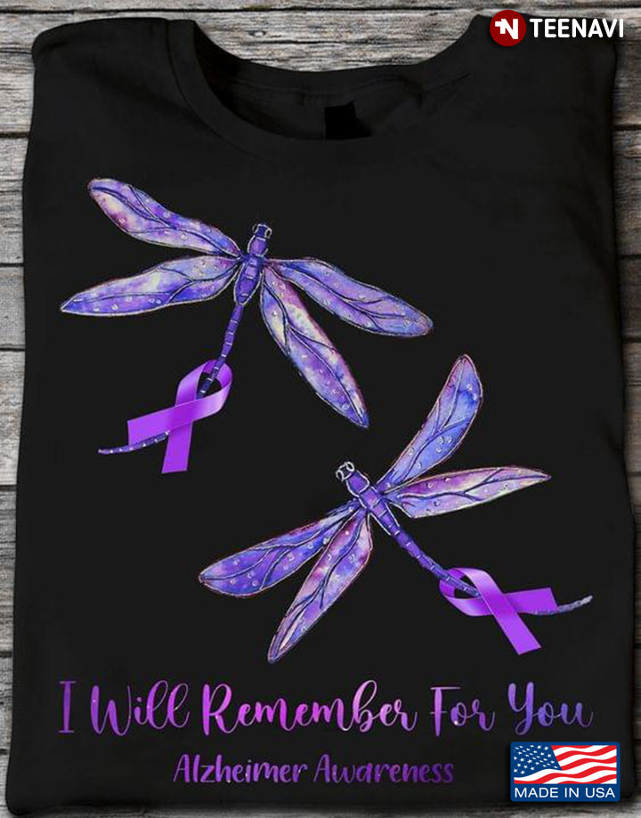Dragonflies With Ribbons I Will Remember For You Alzheimer Awareness