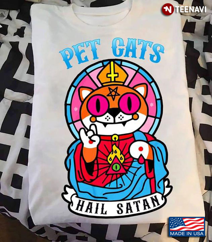 Pet Cats Hail Satan for Cat Lover