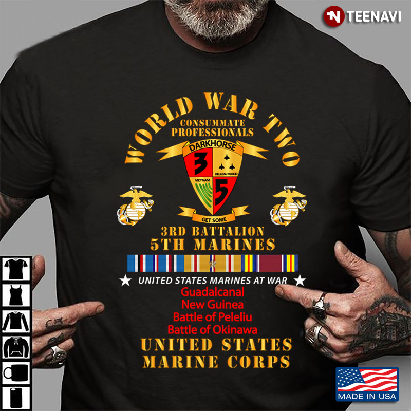 World War Two Consummate Professionals Darkhorse Get Some 3rd Battalion 5th Marines