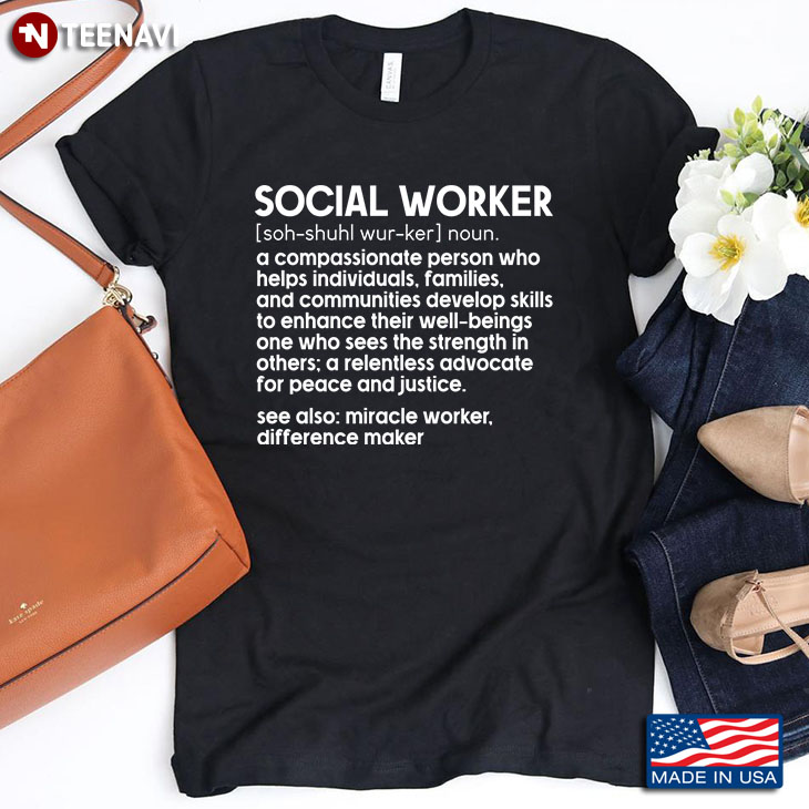 Social Worker A Compassionate Person Who Helps Individuals Families And Communities Develop Skills