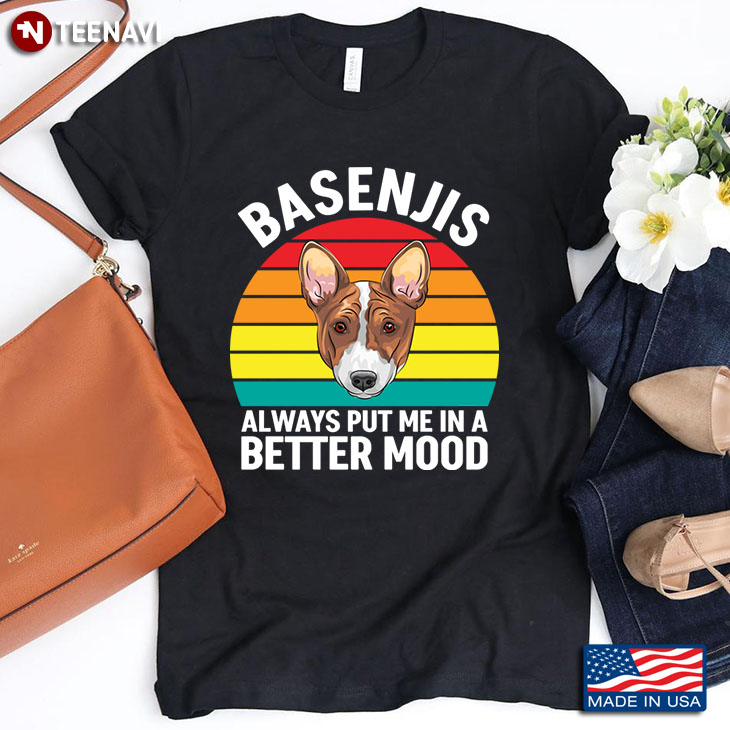 Vintage Basenjis Always Put Me In A Better Mood for Dog Lover
