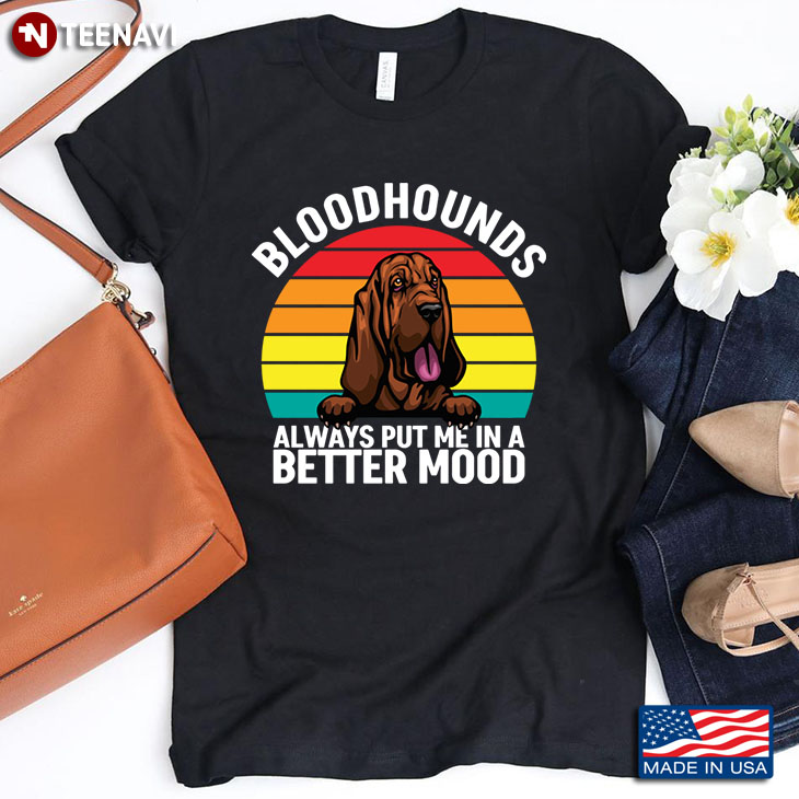 Vintage Bloodhounds Always Put Me In A Better Mood for Dog Lover