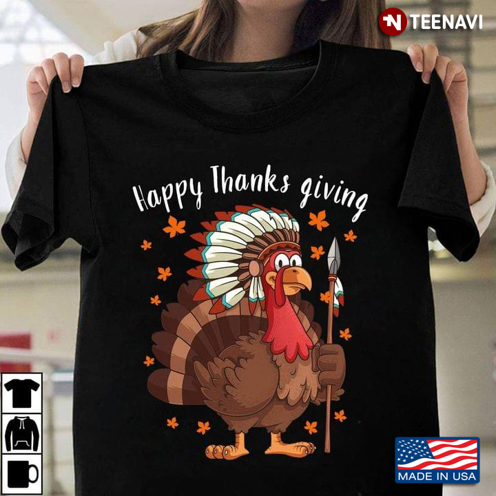 Happy Thanksgiving Turkey Native American