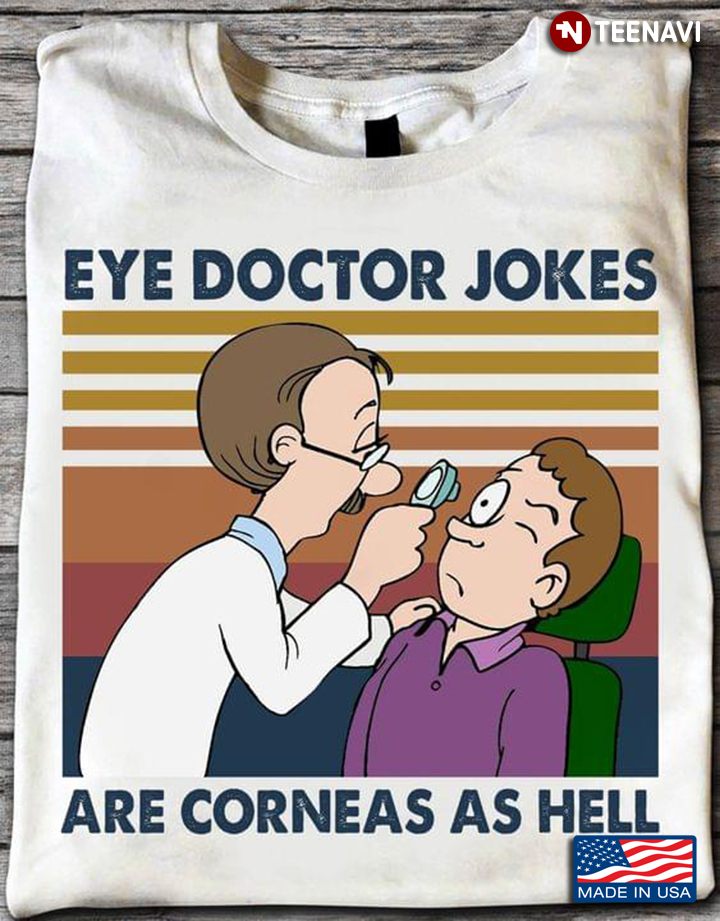 Vintage Eye Doctor Jokes Are Corneas As Hell for Optometrist