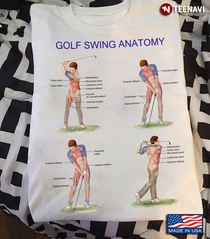 Golf Swing Anatomy Golfer for Golf Lover