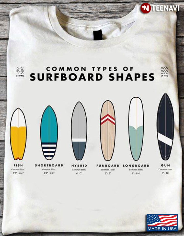 Common Types Of Surfboard Shapes for Surfing Lover