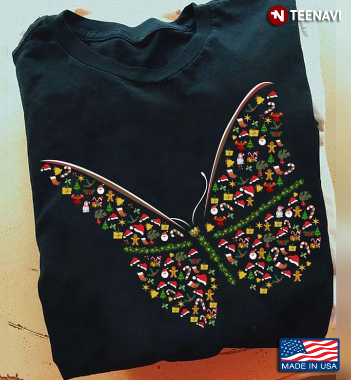 Butterfly Funny Christmas Cool Design