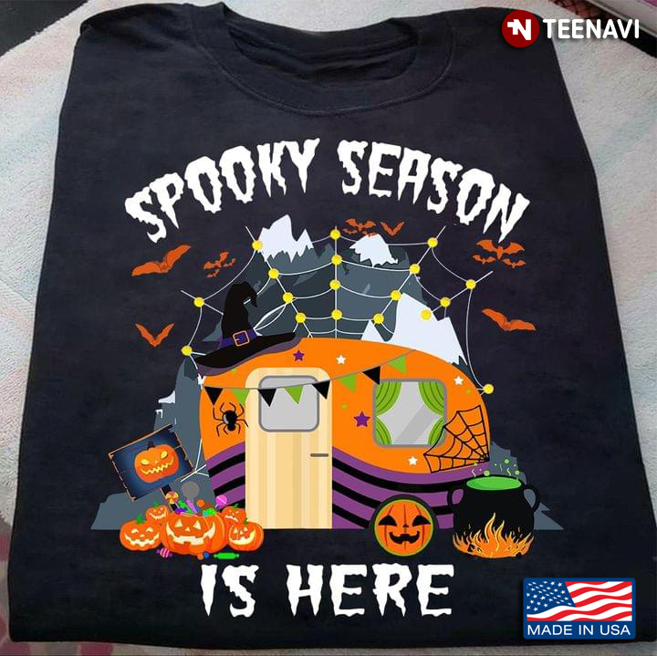 Camping Spooky Season Is Here for Halloween T-Shirt