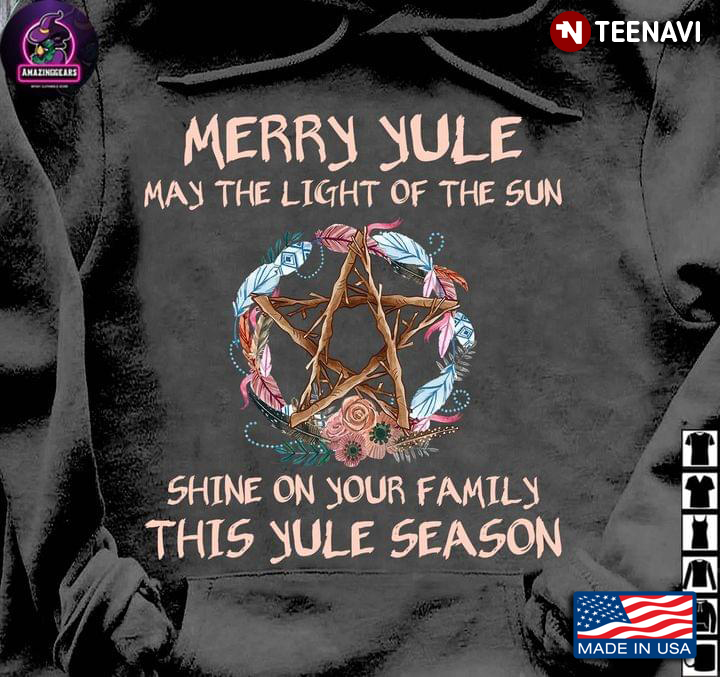 Merry Yule May The Light Of The Sun Shine On Your Family This Yule Season for Christmas
