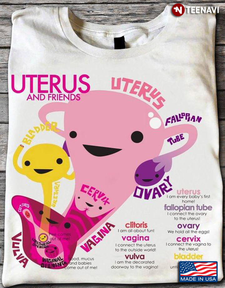 Uterus And Friends Funny Feminism