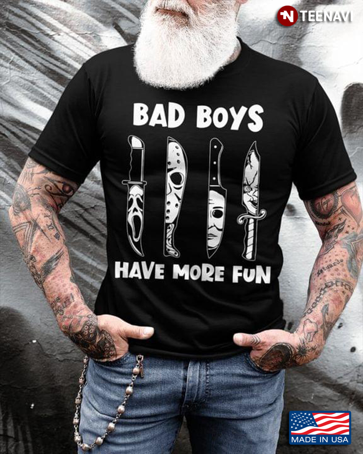 Bad Boys Have More Fun Horror Movie Characters for Halloween