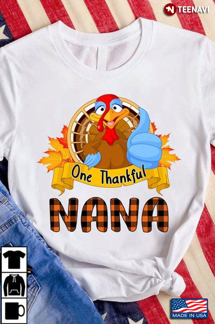 One Thankful Nana Turkey for Thanksgiving