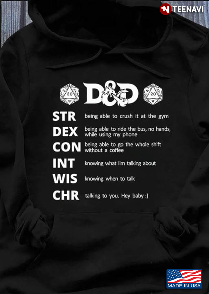 D&D STR Being Able To Crush It At The Gym Dungeons & Dragons for Game Lover