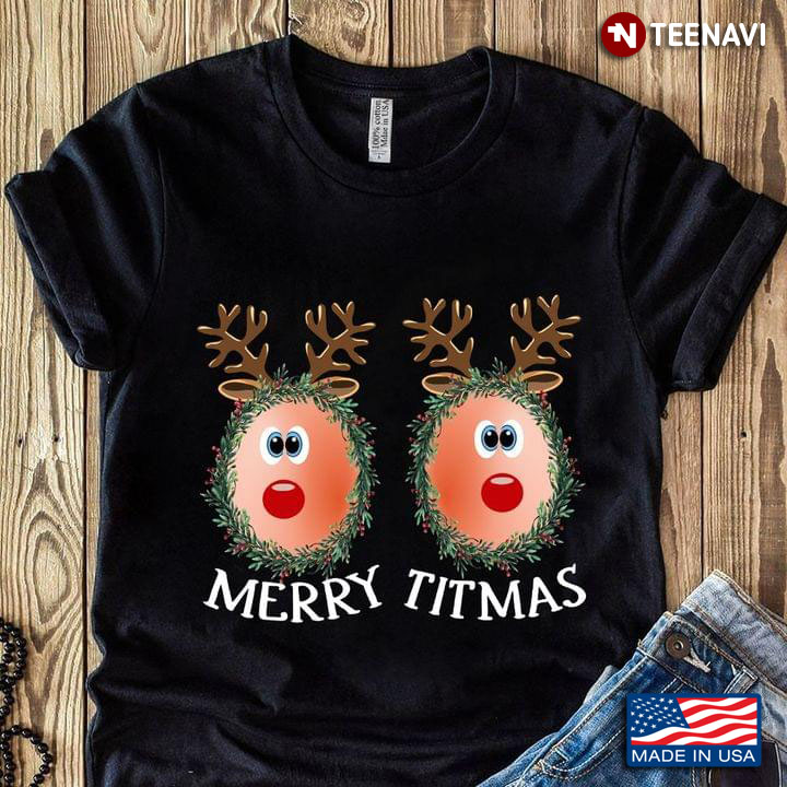 Merry Titmas Reindeer Boobs for Christmas