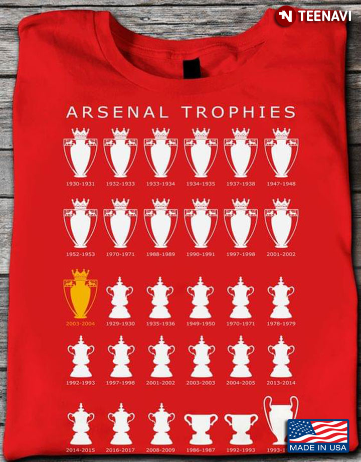 Arsenal Trophies Football Club Sports for Football Lover