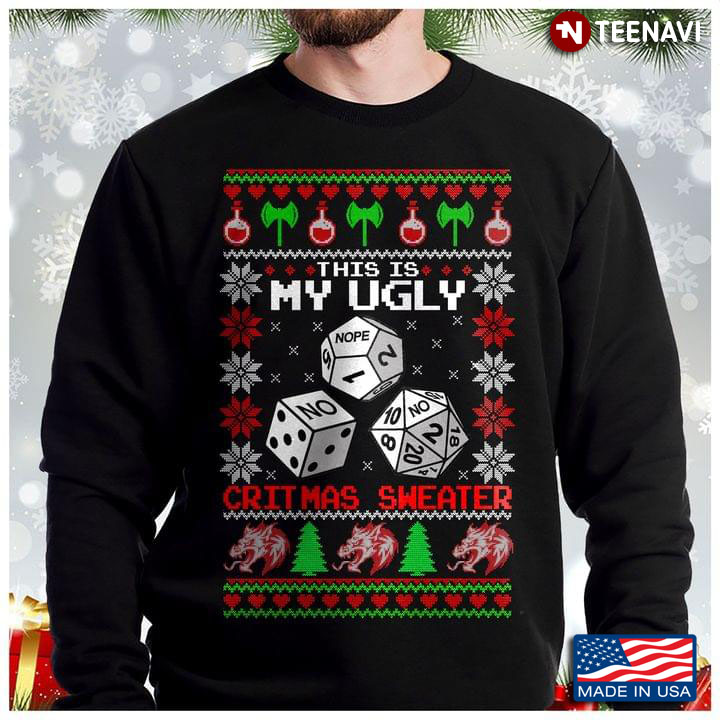 This Is My Ugly Christmas Sweater Dices Dungeons & Dragons