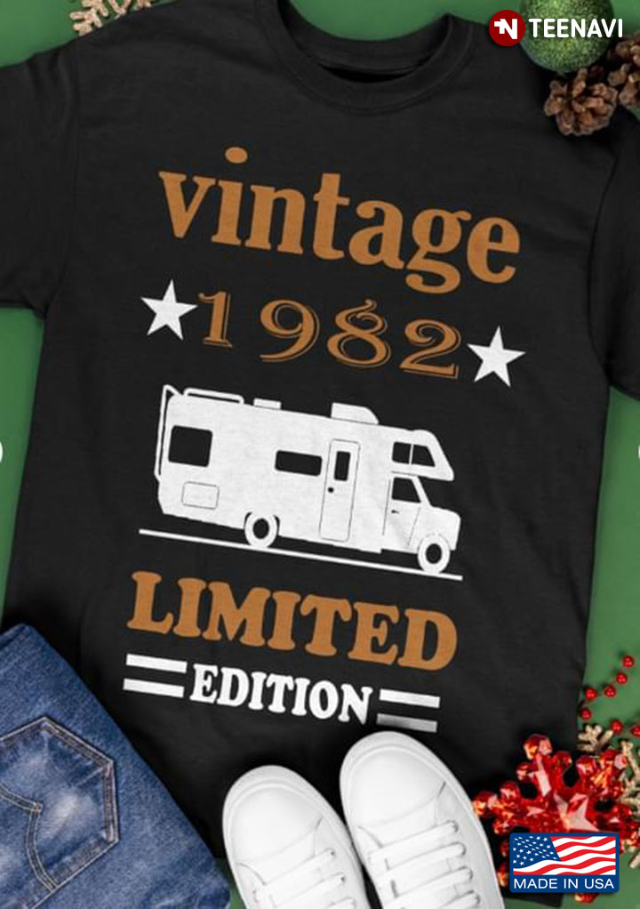 Vintage 1982 Limited Edition Camping Van Birthday Gifts