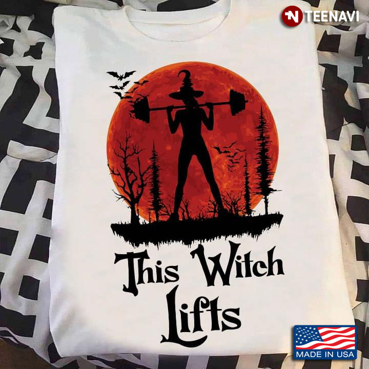 This Witch Lifts Blood Moon for Halloween T-Shirt