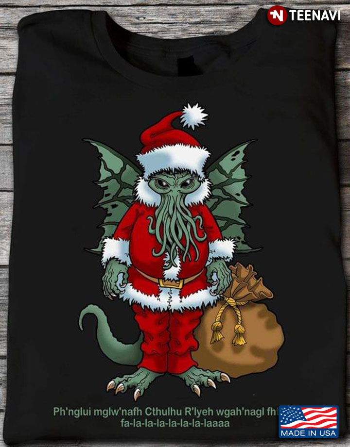 Santa Cthulhu Cool Design for Christmas