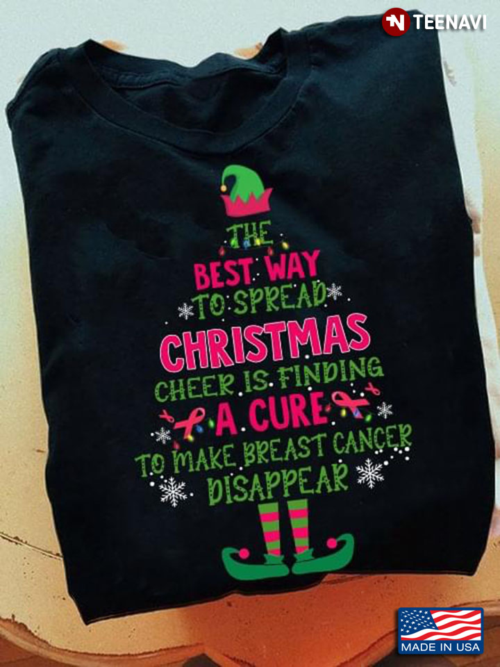 Elf The Best Way To Spread Christmas Cheer Is Finding A Cure To Make Breast Cancer Disappear