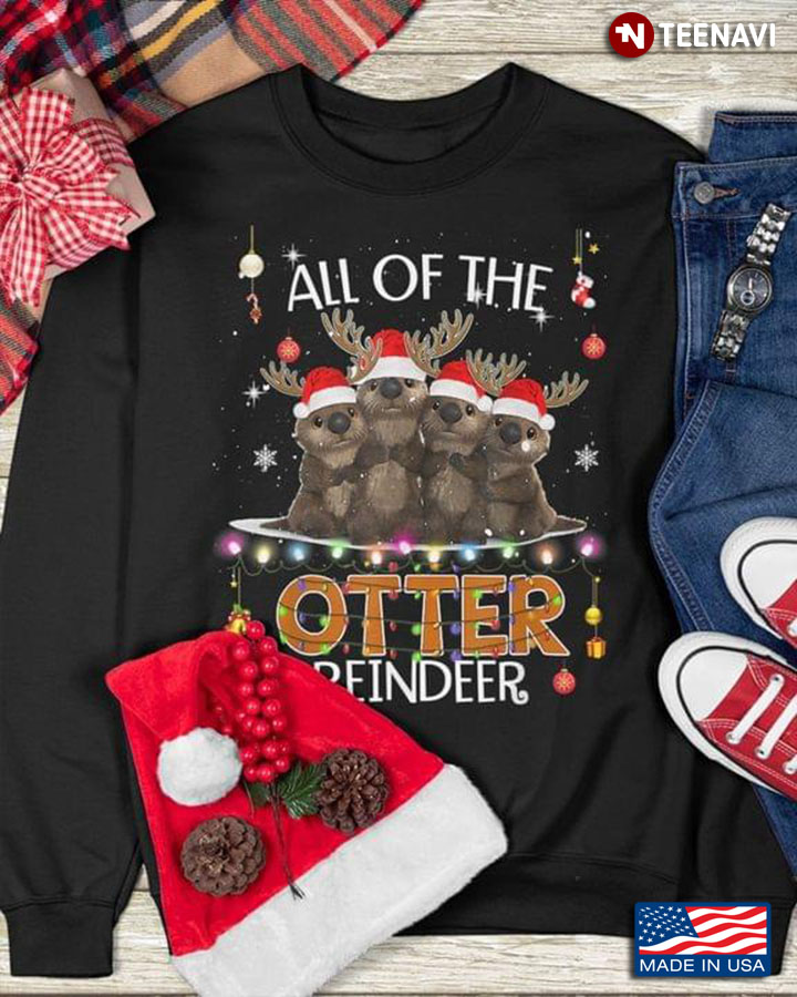 All Of The Otter Reindeer for Christmas