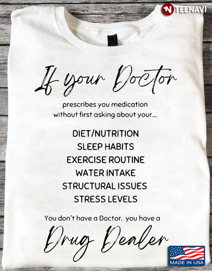 If Your Doctor Prescribes You Medication Without First Asking About Your Diet Nutrition Sleep Habits